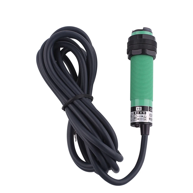 Infrared Proximity Sensor Switch E3F-DS200C4 DC NPN Photoelectric Sensor Can Be Adjusted At a Distance of 2 Meters