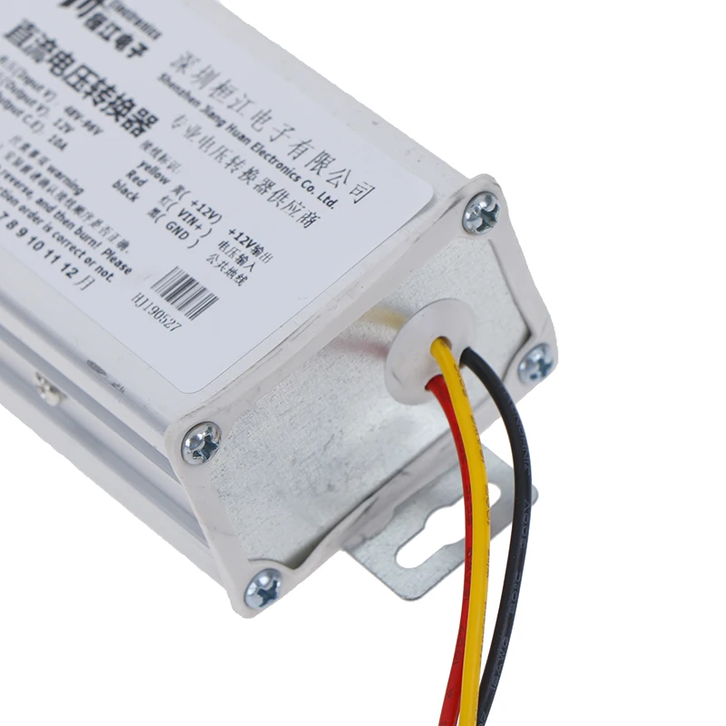 1Pc Dc 48V-96V Naar 12V-10A 120W Converter Adapter Voor Elektrische Auto Batterij Ark