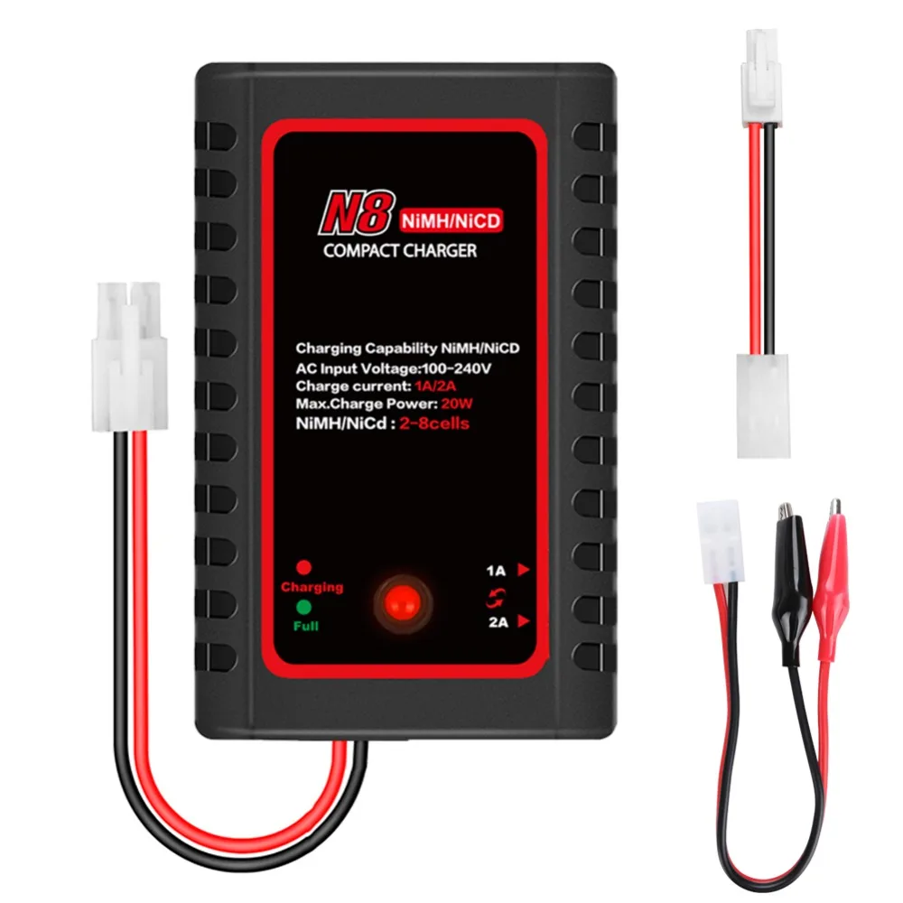 Chargeur Intelligent 2.4V à 12V NiMH/NiCD Pour Batterie Airsoft RC - Tamiya Mini Tamiya Chargeur Trotinette Electrique