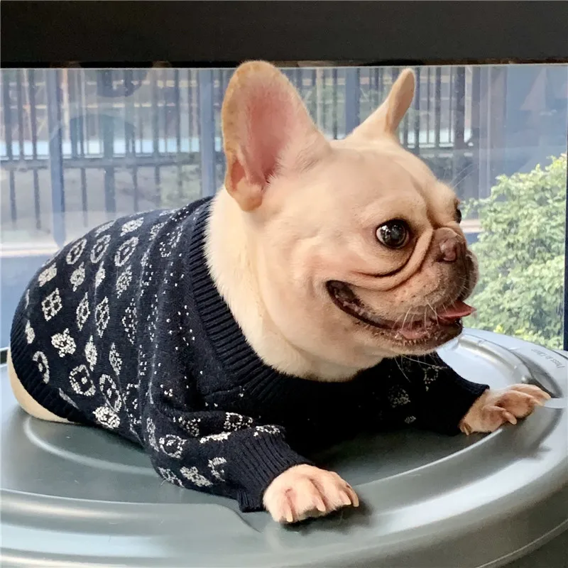 DUOMASUMI Cool Ins style Dog clothes Cat Bulldog Pug Dog Teddy Schnauzer Puppy Dog Apparel  Autumn Winter dog sweaters