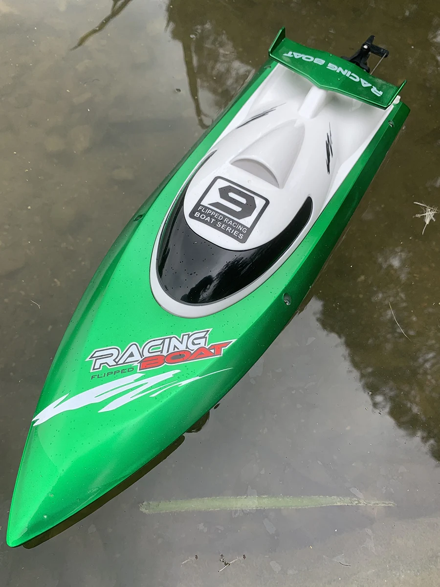 Średni RC Watercraft Feilun FT009 WL912 pilot łódź W/1500mah bateria 4WD 2.4G szybki 35 km/h dla chłopców Hobby na jeziorze morze