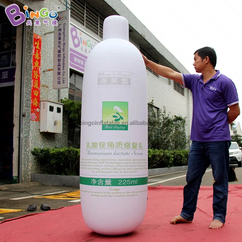 Portable 1.8m High Inflatable Bottle Model for Shop Decoration / Advertising Customization Blow up Bottle for Display Toy