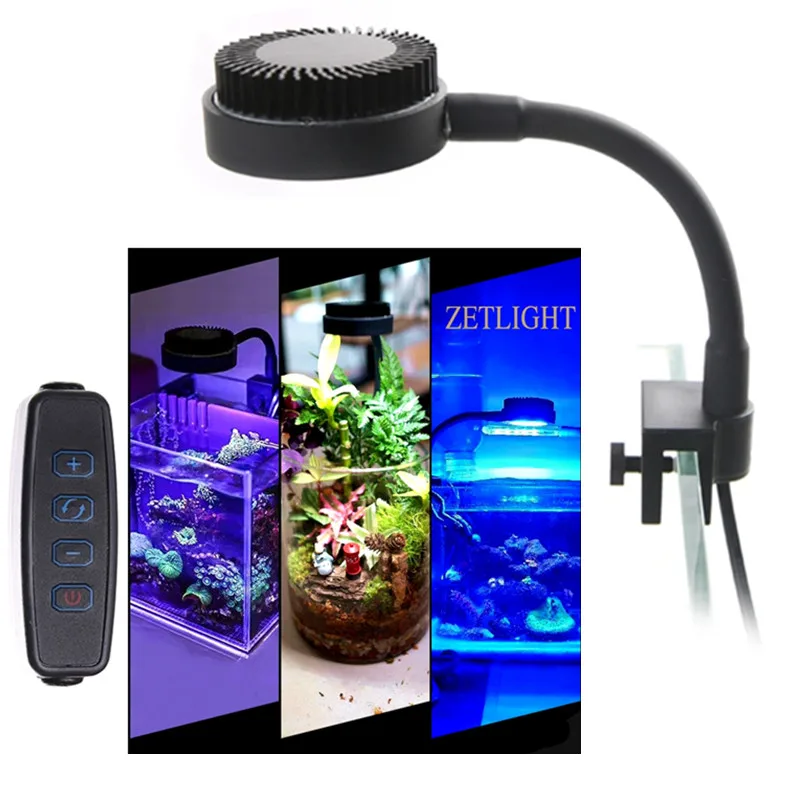 Zetlight LED light M1 1050 1020 LED Full Spectrum Nano Small Aquarium Fish Tank Sea Water Saltwater Marine Coral Reef LED Light