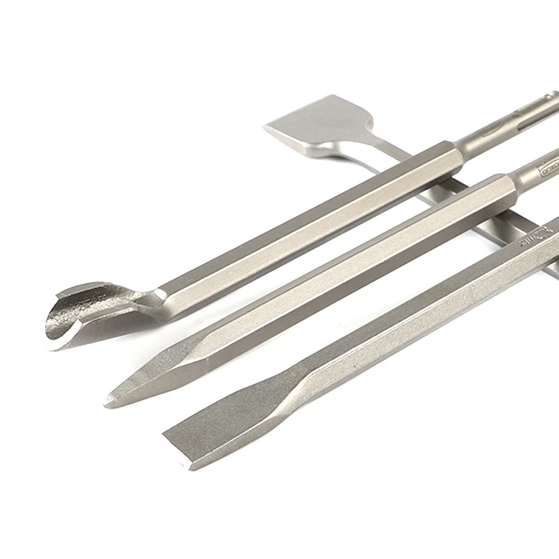 4pcs Martello Scalpello Set 14 millimetri x 250 millimetri Hex Tibia Elettrico SDS Plus Rompere Mattoni di Cemento Perforazione Della Parete