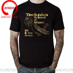 Technics Deejay T Shirt Authentic Vintage Basic Music House Print Tee Shirt Technics T-Shirt Kid Teach Them Well Vinyl DJ tshirt