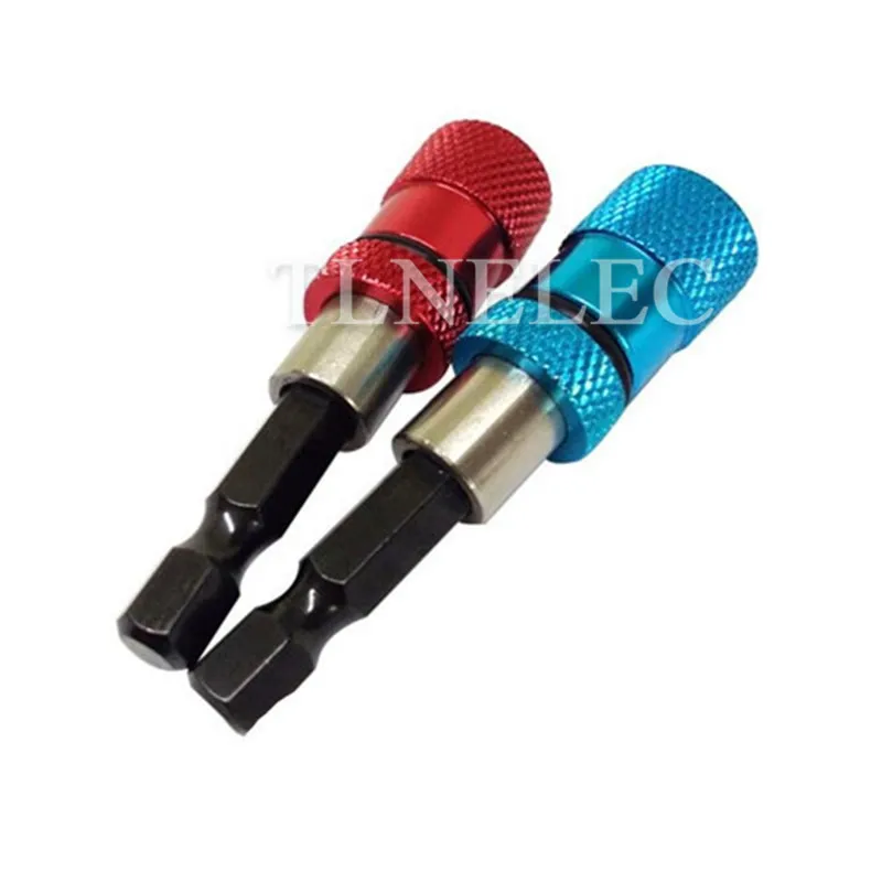 Blue and Red Stainless Steel Batch Head Rapid Connecting Rod Magnetic Locating Rod Detachable Connecting Rod