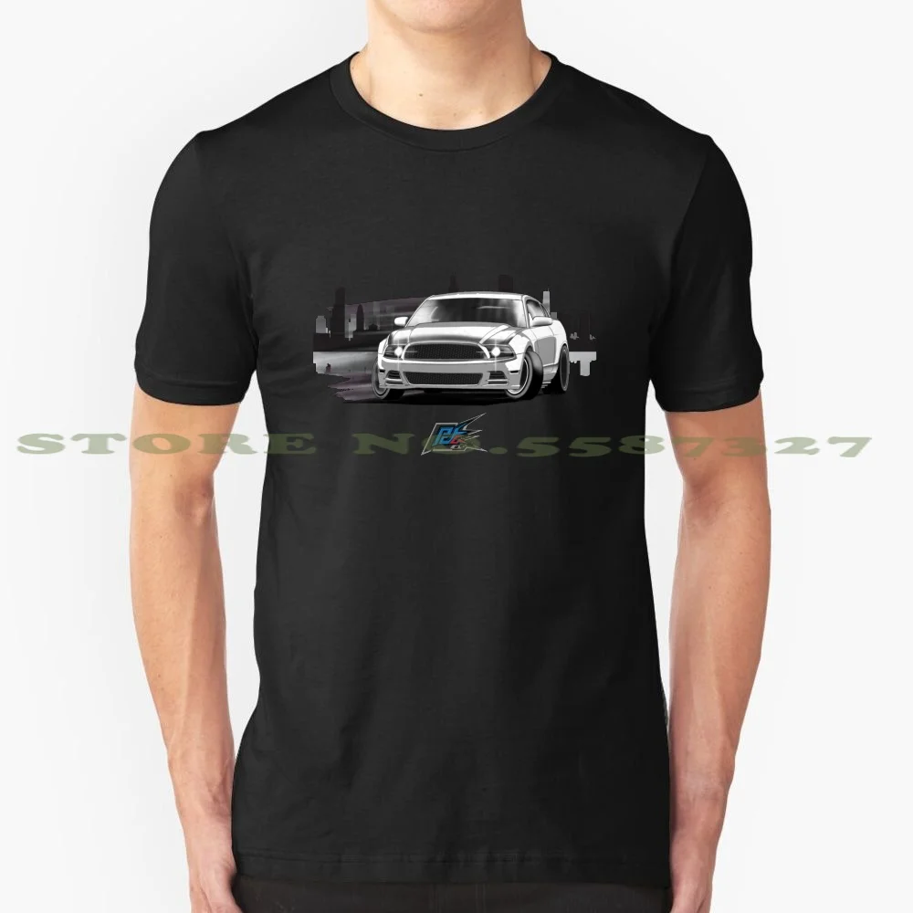 White Sliding In Chicago Summer Funny T Shirt For Men Women Logo Logo Cabriolet Fastback Fastback V8 Gt500 Saleen