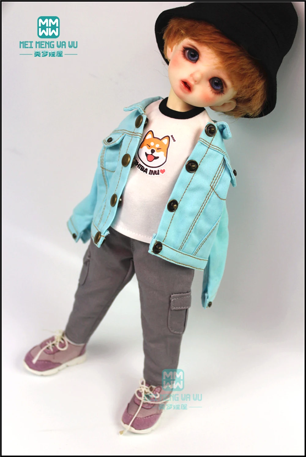 Fits 28cm-30cm 1/6 BJD YOSD Toys Spherical joint doll clothes Fashion Jacket coat