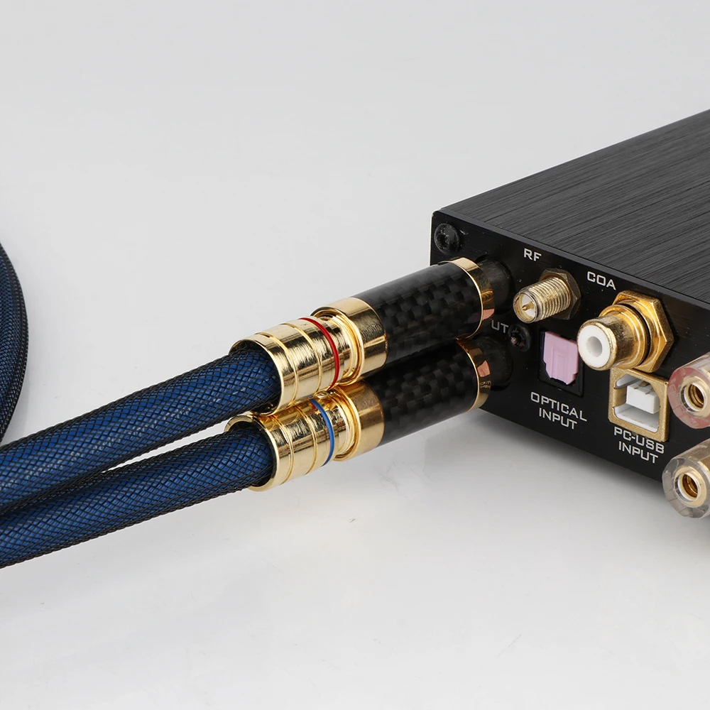 2Rca كابل مضخم صوت ستيريو صوت هاي فاي سلك صوت مساعد مضفر من النايلون للمسرح المنزلي، HDTV، مكبرات الصوت للتحدث