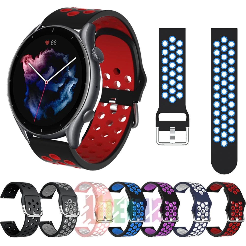 

NEW Silicone Watchband For Huami Amazfit GTR 3 pro For GTR3 pro strap Wristband Bracelet For Amazfit GTR 3 Replacement Watchband