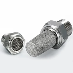 304 stainless steel pneumatic connector muffler thread 1/8