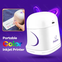 Mini Portable ink Color Printer Handheld Printer Inkjet Printing Machine for All Surfaces DIY Pattern Code Printing Pekoko