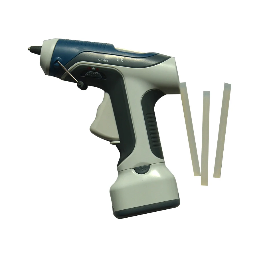 New Professional Wireless Hot Melt Glue Gun Battery Operated Instrument Portable Cordless GK-368 Graft Repair Tool For DIY