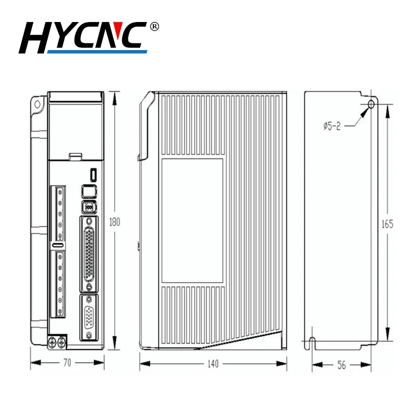 Драйвер Leadshine HBS1108S 70 ~ 130VAC 8A Гибридный сервопривод + Nema 34 замкнутый контур шагового двигателя 8,0 нм + 8 м комплект кабелей кодировщика