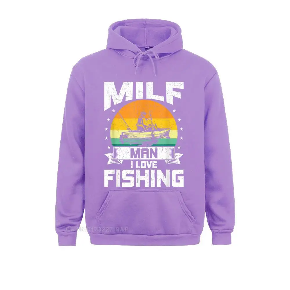 Milf Man I Love Fishing Fly Fishing T-Shirt Printing Long Sleeve Hoodies Summer Women's Sweatshirts Simple Style Hoods 2021 New