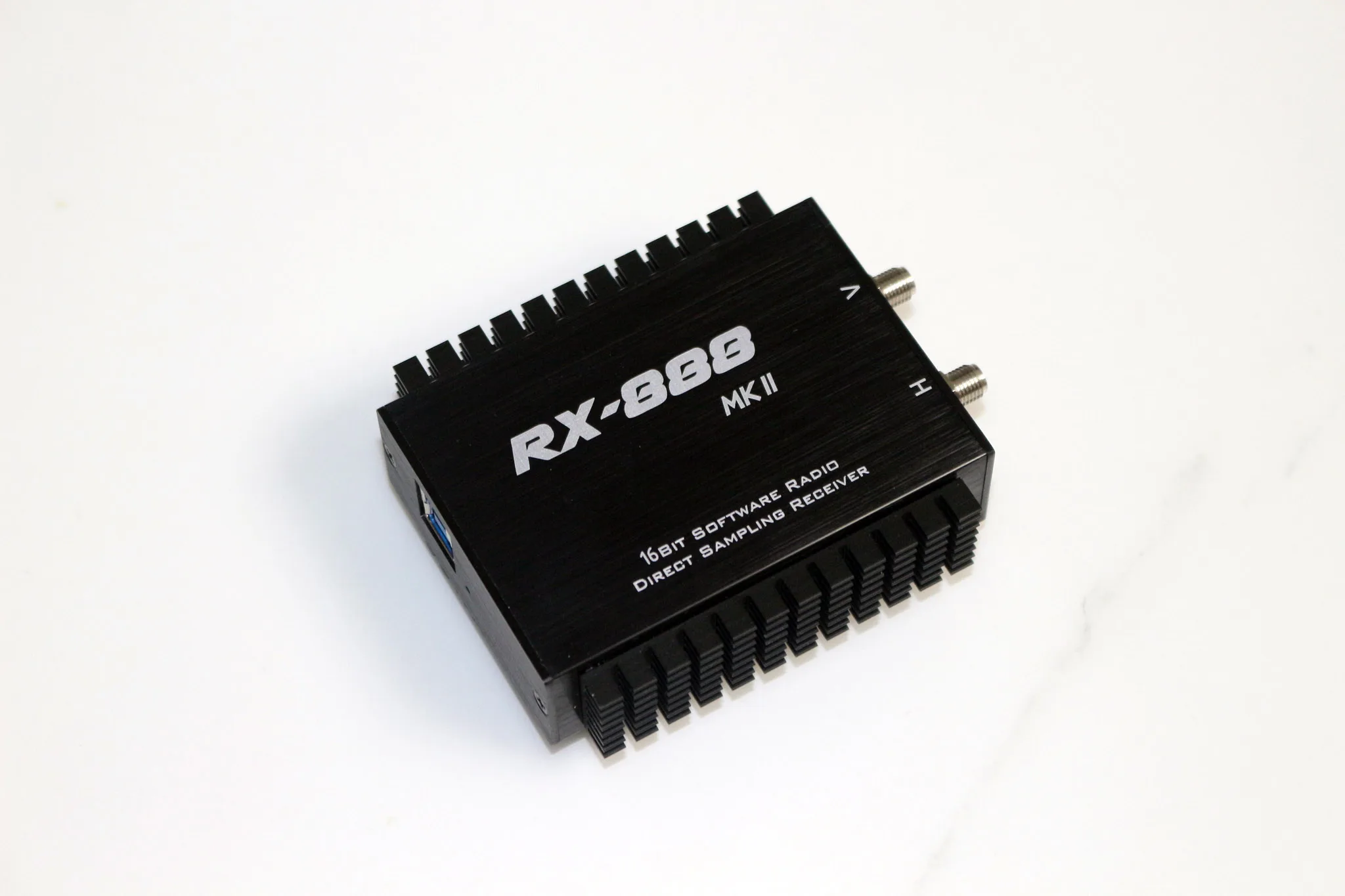 Latest RX888 Plus RX-888 MKII SDR Radio Receiver SDR Ham Radio Receiver LTC2208 16Bit ADC Direct Sampling R828D 0.5ppm VCXO