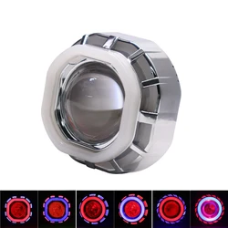 High Brightness U13 10w motorcycles Angel Eyes Square LED bulb Moto Projector Headlights