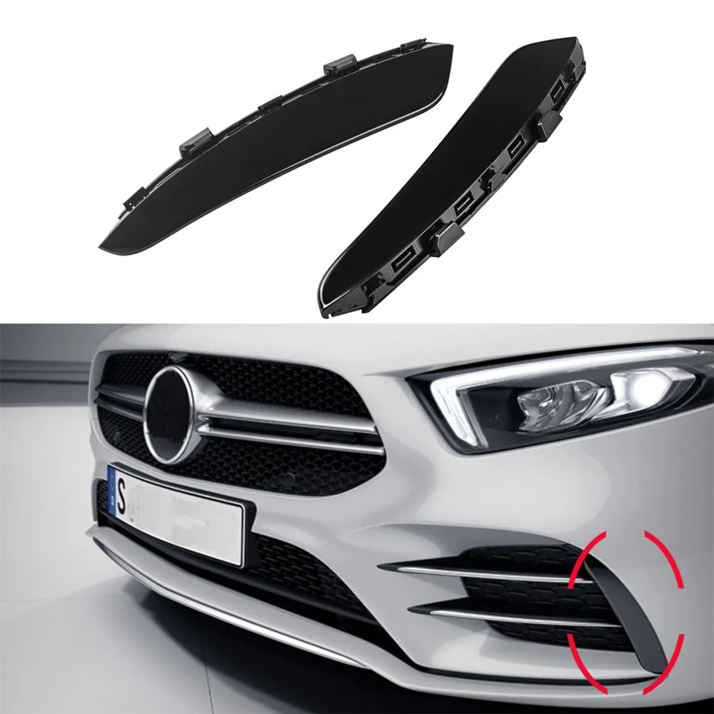 Für Mercedes Benz A-Klasse W177 Fließheck A180 A200 A220 A250 A35 2020+ Hinten Vorne Stoßstange Spoiler Aufkleber Fender Canards Fins – Detail 12