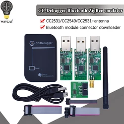 CC2531 Zigbee Emulator CC-Debugger USB Programmer CC2540 CC2531 Sniffer with antenna Bluetooth Module Connector Downloader Cable