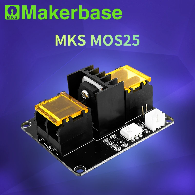 Makerbase MKS MOS25 3D printer parts heating-controller for heat bed extruder MOS module support big current 25A