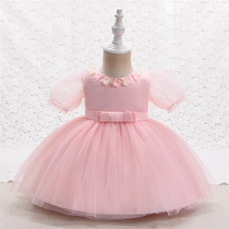 Vestidos de princesa de tul de línea A para niña, vestidos de primera comunión, regalo de cumpleaños, Navidad, boda, fiesta, pasarela, espectáculo, desfile