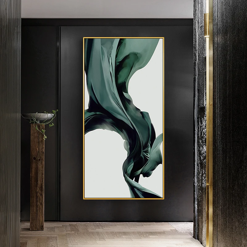 Hand-painted Oil Painting Abstract Vertical Version Of The Light Entrance Corridor For Luxury Paintings Sharply Villa Backdrop D