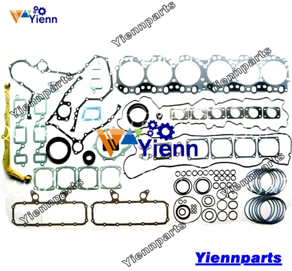 For Hino K13C K13CT Overhaul Rebuild Kit 24V Valves Full gasket Liner Piston Ring set Conrod Bearing set Diesel Engine Parts