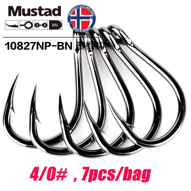 Mustad Norwegen Origin Meeresangelhaken Super Power Big Size Circle Angelhaken,1 # -12/0 # ,10827NP-BN