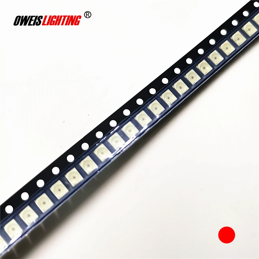 50PCS LSE6SF  LS E6SF 3528 SUPER RED SMD LED PLCC-4 633nm 2.15v 50mA 1570mcd Light Beads Lamps LS E6SF-V2BA-1 Common Cathode