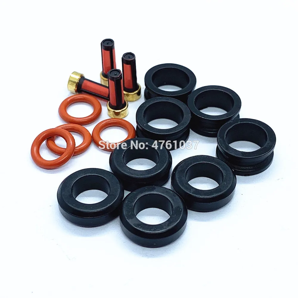 Free Shipping 4sets  Fuel Injector Repair Kit For Mazda 626 2.0L Protege1.8 L Mitsubishi Service kit  AY-RK021 RK022