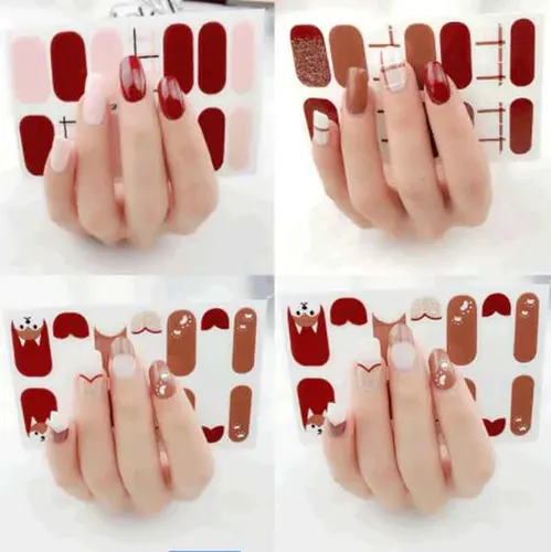 Pegatinas adhesivas para uñas, pegatinas para manicura de dedos frescos de verano, diseños de leopardo, pegatinas de cobertura completa para uñas, calcomanías decorativas para decoración de uñas