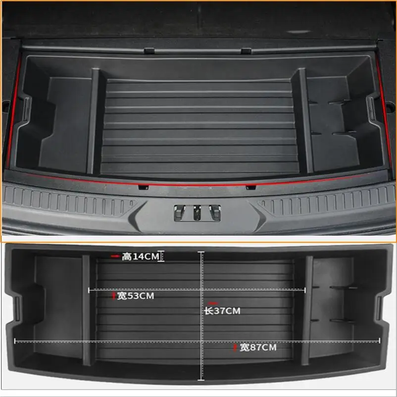 

2020 2021 Car Organizer Accessories Divided Trunk Cargo Storage Box For Ford Explorer BASE XLT LIMITED ST PLATINUM Container