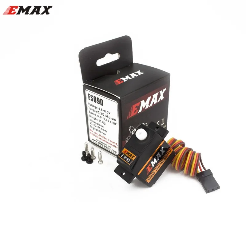 

100% Original EMAX ES09D 2.5 Kgf.cm 0.10 Sec/60° Specific Swash Servo For 450 Helicopters