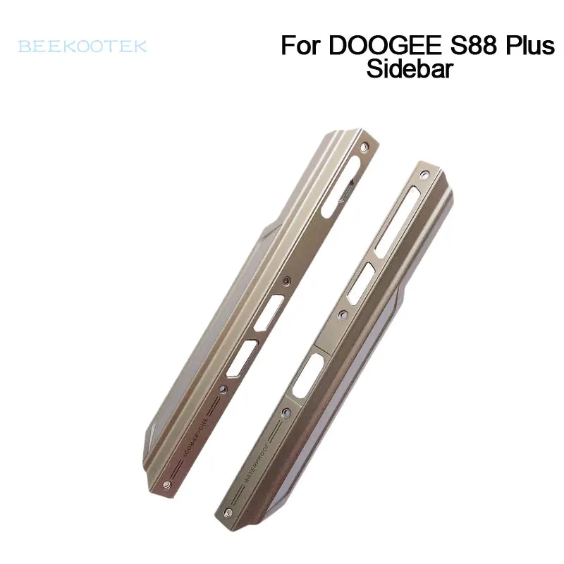 New Original Housing A shell Middle Sidebar Metal Frame Housings+Power Volume SOS Button Repair Parts For Doogee S88 Plus Phone