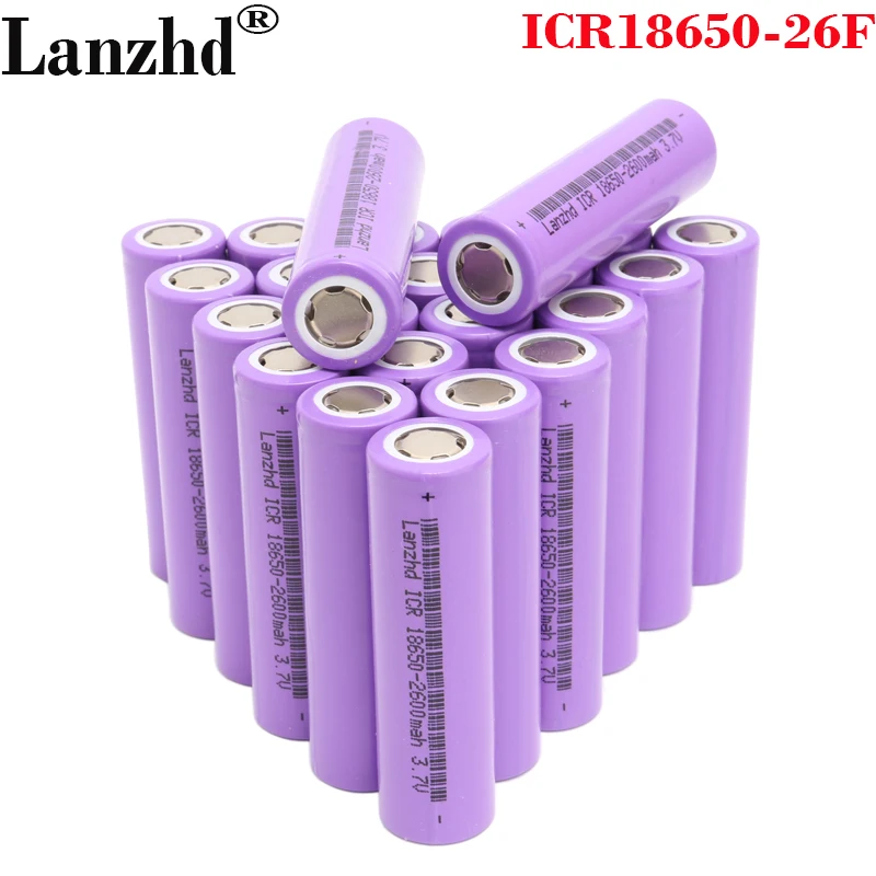 5-24 PCS 5C Power battery 18650 batteries lithium 2600mah Li-lon 3.7V battery for Electric drill Toy Electronic cigarettes