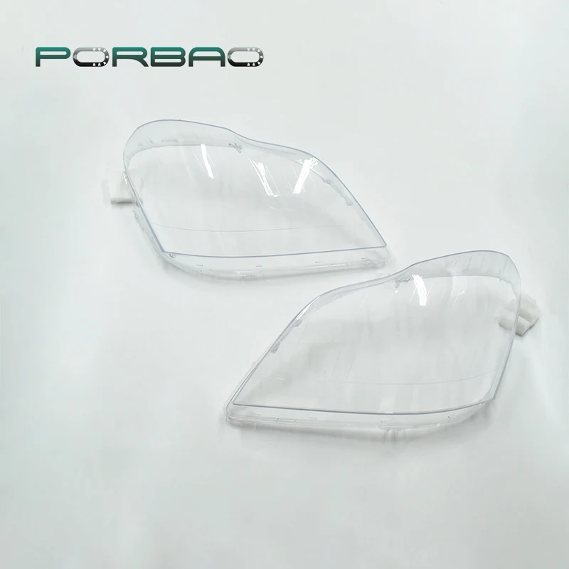 PORBAO Auto Light Caps For Benz 164 GL350 2009 2010 2011 2012 2013 Car Headlight Cover Lampcover Lampshade Lamp Glass Lens Case