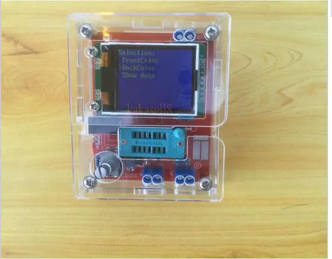 Kits diy tft lcd m328 transistor tester lcr diodo capacitância esr medidor de tensão pwm onda quadrada gerador de sinal de freqüência