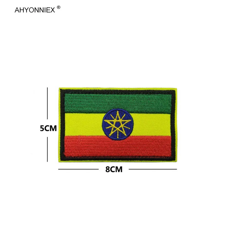 1PC 3D Asia Africa Kuwait Moldova Brunei Sri Lanka Maldives Country Flag Patches Armband Backpack Stickers Clothes Badge