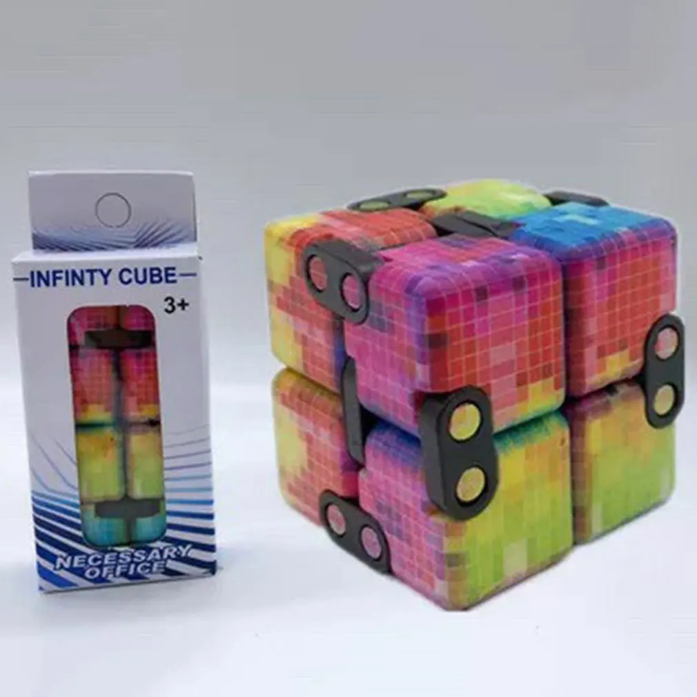 Hot Magic Cube Toy Decompression Toy Fidget Toy Office Flip Cubic Puzzle Ball Decompression Reliever Autism Toys For Adults Kids