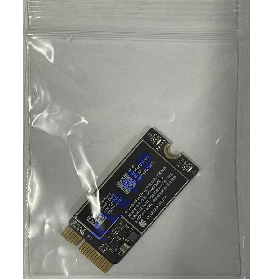 Original Wifi Airport Card BCM94360CS2 Bluetooth BT 4.0 Airport 802.11ac For Macbook Air A1465 A1466 2013 2014 2015 2017