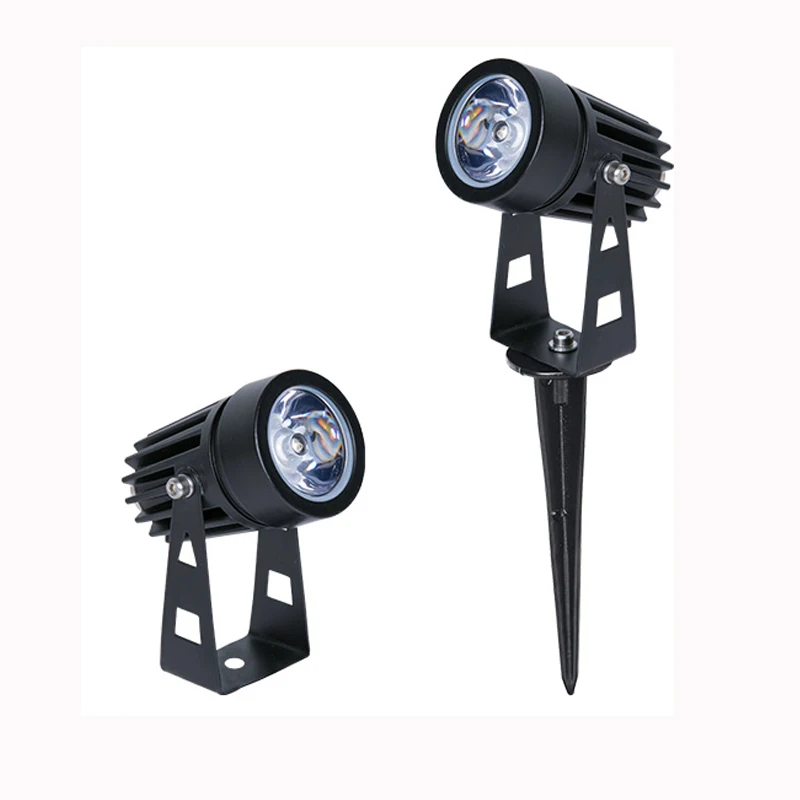 1W 3W LED Garden Lighting Outdoor Spike Lawn Lamp Waterproof Lighting Led Light Garden Path Spotlights AC110V 220V DC12V