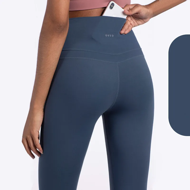 Lu's Quality Leggings Sport Women Fintess Tight High Waist Yoga Pant Butter Soft Gym Clothe 100%squat Proof Compression Athletic