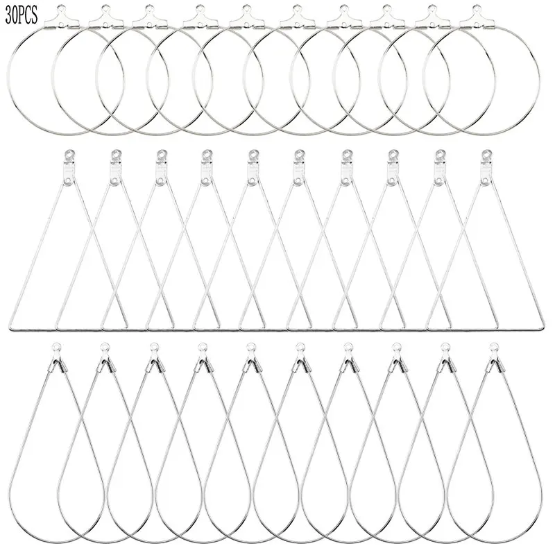 Triangle Earring Hoops for DIY Earring Making Supplies