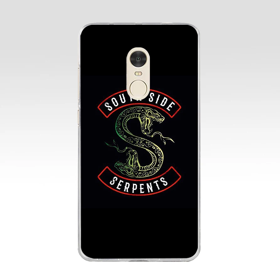 315FG Riverdale South Side Serpents Soft Silicone Tpu Cover phone Case for xiaomi redmi 7 7a note 4A 4X 6 Pro 6A 7