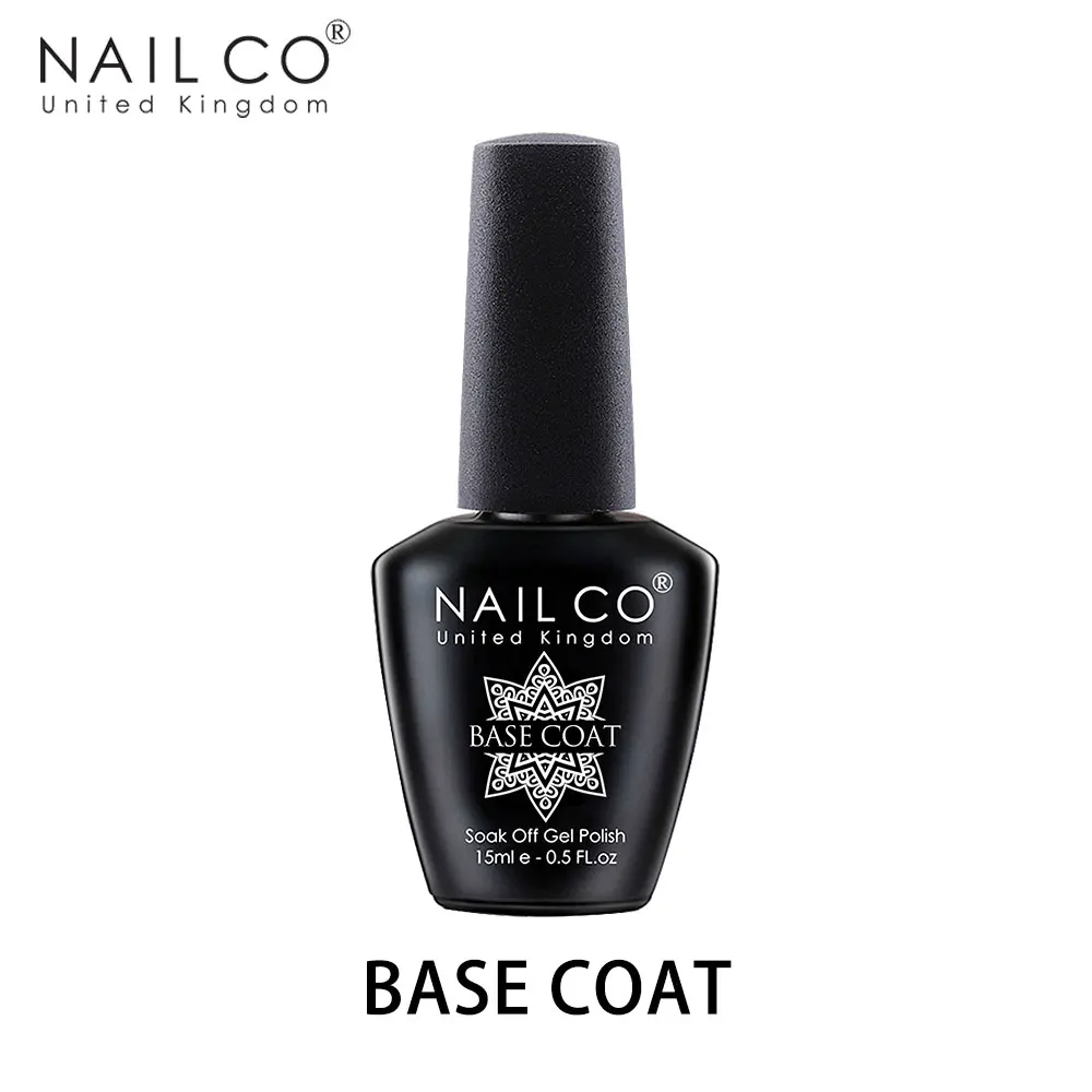 NAILCO 15ml de la capa superior y la Base de abrigo arte diseño esmalte de gel de uñas uv Base superior abrigo UV LED Gel para decoración de uñas barniz