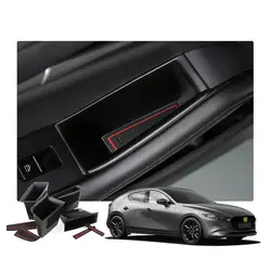 RUIYA Car Side Door Storage Box for Mazda 3 / Mazda CX-30 2019-2022 Right Hand Drive Vehicle Door Handle Storage Accessories
