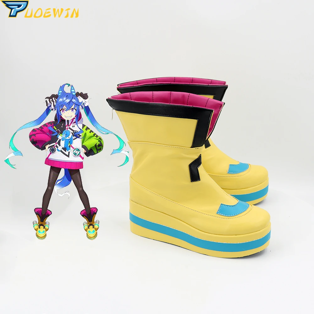 Sbluucosplay Anime Twin Turbo Cosplay Schuhe Stiefel nach Maß