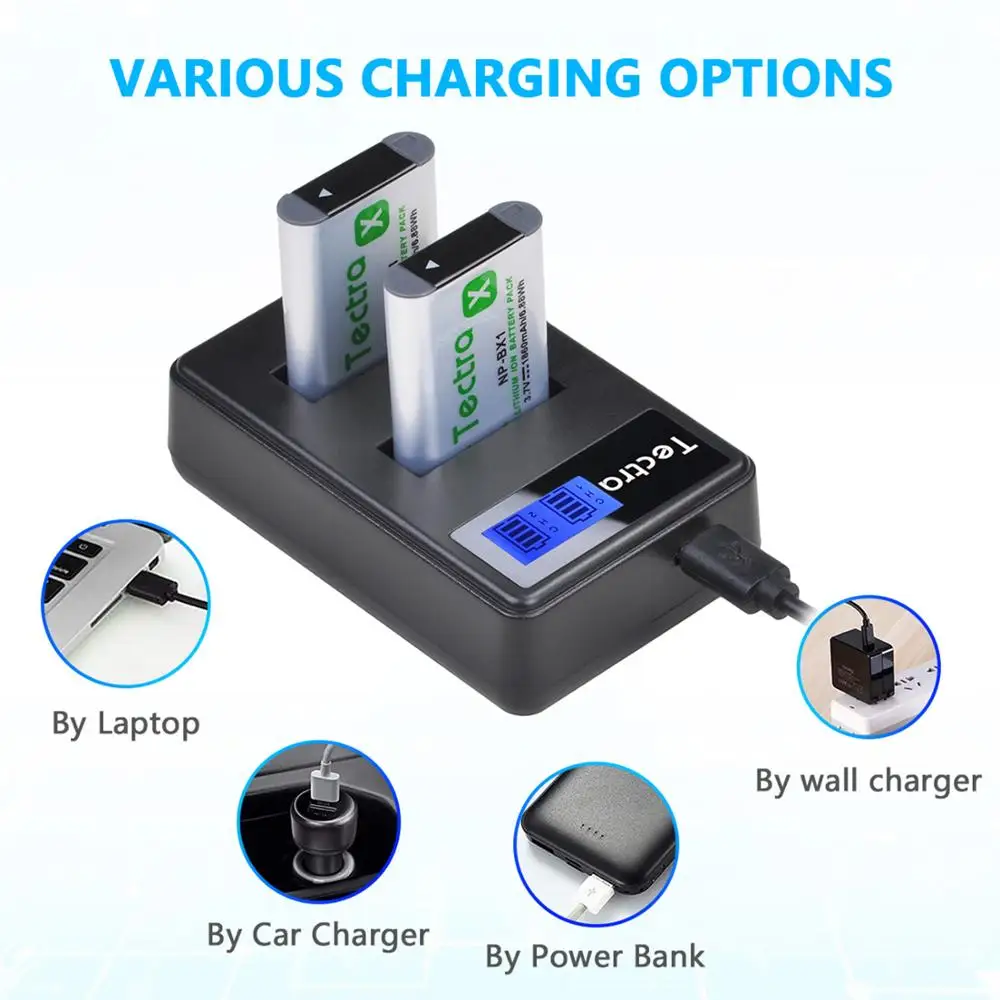 NP-BX1 NPBX1 Battery Charger for Sony as300 RX10 HDR-AS15 AS10 WX300 dsc hx300 USB Cable Battery Charger