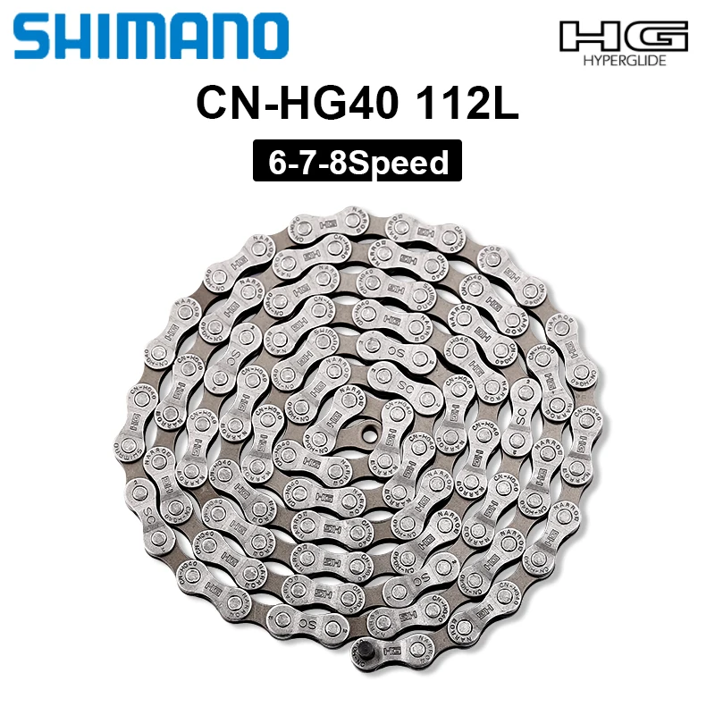 Shimano Bike-Chain  HG40 HG53 HG71 Bike Chain 116/118/120/126 Links 7/8/9S Road MTB Bike Bicycle Chains