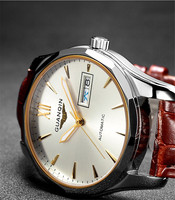 GUANQIN Japan Movement Men's Automatic Mechanical Watch Tungsten Steel Clock Man Top Brand Waterproof Sapphire Relogio Masculino